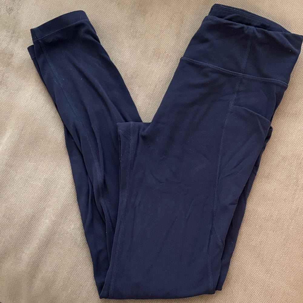 Athleta Girl Navy Blue Leggings